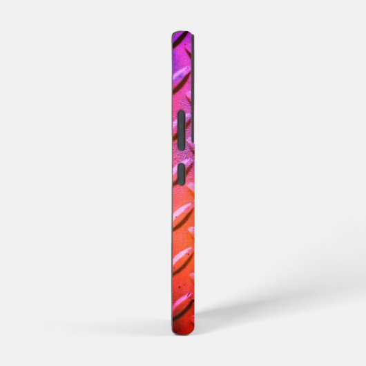 Diamond Bord Staal Paars en Sinaasappel Samsung Galaxy Hoesje (Rechterkant)