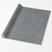 Diamond Bord Steel Cadeaupapier (Uitgerold)