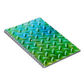 Diamond Bord Steel Green and Blue Notitieboek (Rechterzijde)