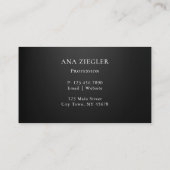 Diamond Border Visitekaartje (Achterkant)