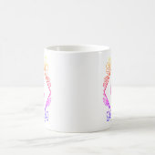 Diamond Botanical Monogram Coffee Mug |Personalize Koffiemok (Center)