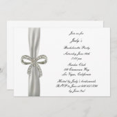 Diamond Bow Bachelorette Kaart (Voorkant / Achterkant)