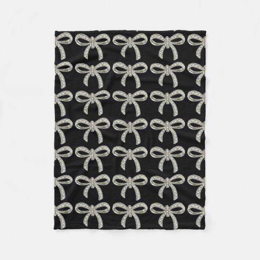 Diamond Bow Fleece Blanket (Voorkant)