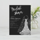 Diamond Bridal Shower Kaart (Staand voorkant)