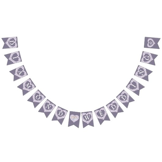 Diamond bruiloft 60e verjaardag aangepaste foto vlaggetjes (Alle)