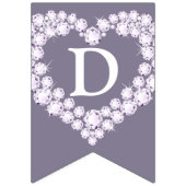 Diamond bruiloft 60e verjaardag aangepaste foto vlaggetjes (Eerste vlag)