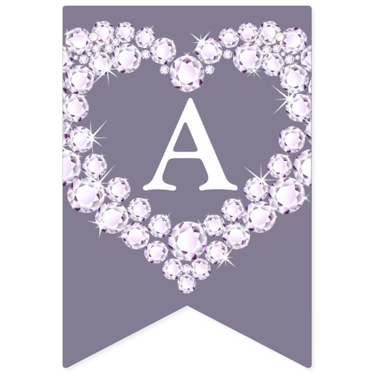 Diamond bruiloft 60e verjaardag aangepaste foto vlaggetjes (Derde vlag)