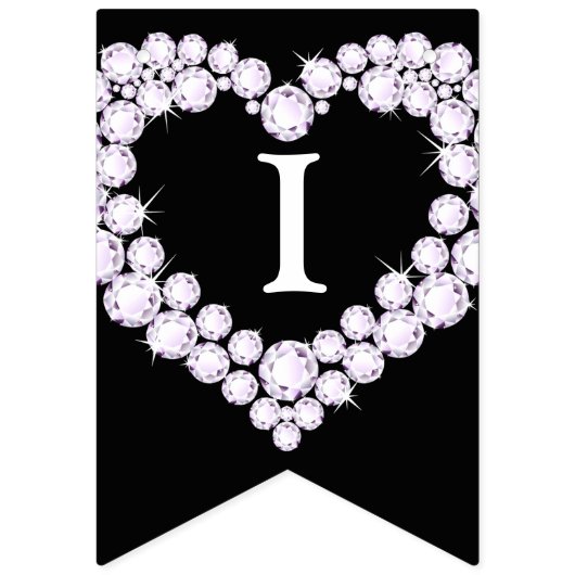 Diamond bruiloft foto van 60 jaar zwart vlaggetjes (Tweede vlag)