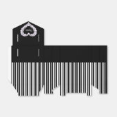 Diamond bruiloft hart bedankt voor de voordracht bedankdoosjes (Uitgevouwen)