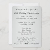 Diamond Bruiloft Jubileum Uitnodigingen (Achterkant)