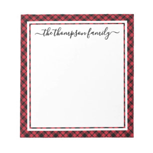 Diamond Buffalo Plays Script Familienaam Notitieblok