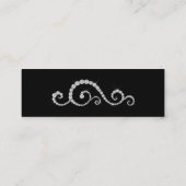 Diamond Butterfly Mini Visitekaartje (Achterkant)