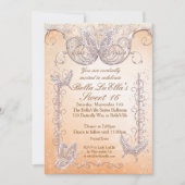 Diamond Butterfly Party Uitnodigingen (Voorkant)