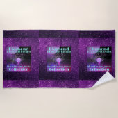 Diamond & Carousel Dreams MoonDreams Music Paars Strandlaken (Voorkant)