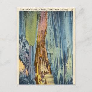 Diamond Castle Corridor, Shenandoah Caverns, Va Briefkaart