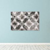 Diamond Chains Patroon Canvas Afdruk (Insitu (Houten vloer))