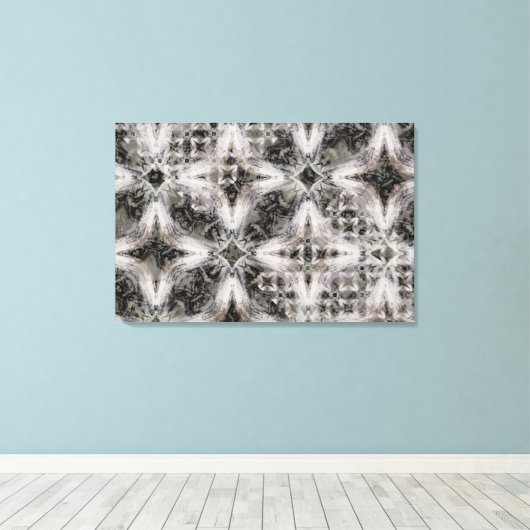 Diamond Chains Patroon Canvas Afdruk (Insitu (Houten vloer))