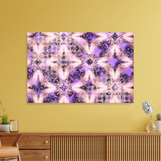 Diamond Chains Patroon Canvas Afdruk (Insitu (Woonkamer))