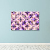 Diamond Chains Patroon Canvas Afdruk (Insitu (Houten vloer))