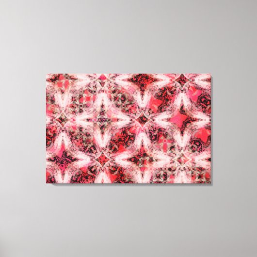 Diamond Chains Patroon Canvas Afdruk (Voorkant)