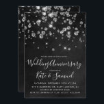 Diamond Chalkboard bruiloft Jubileum Uitnodiging<br><div class="desc">Diamond Chalkboard bruiloft Jubileum Uitnodiging</div>