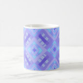 Diamond Check Patchwork - Lavendel Turquoise 1 Koffiemok (Center)
