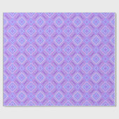 Diamond Check Patchwork - Lila Blauw 1 Cadeaupapier (Vlak)