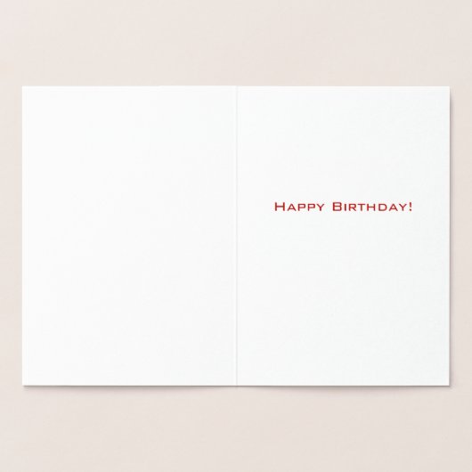 Diamond Checkered White en Gold Folie Kaarten (Binnen)