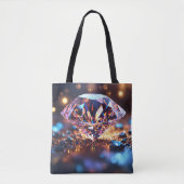 Diamond Chic: De Luxe Canvas tas (Voorkant)