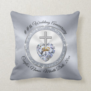 Diamond Christelijk Jubileum Giften per jaar Kussen