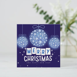 Diamond Christmas Ornament Flat Kaart