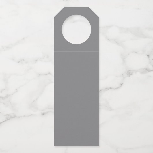 Diamond Christmas Ornaments Bottle Hanger Labels (Achterkant)