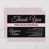 Diamond Circle Dank u roze (Voorkant / Achterkant)