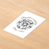 Diamond Classic Round Brighter together 2026 - Acryl Uitnodigingen (Laagn)