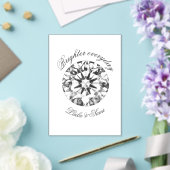 Diamond Classic Round Brighter together 2026 - Acryl Uitnodigingen (Insitu (Huwelijk))