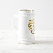 Diamond Club White/Gold 22 oz Stein Bierpul (Voorkant links)