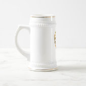 Diamond Club White/Gold 22 oz Stein Bierpul (Links)