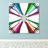 Diamond Color Canvas afdrukken (Insitu (Houten vloer))