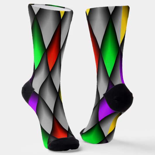 Diamond Colorful Sokken (Gebogen)