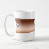 Diamond Copper Personalized Mug Koffiemok (Links)