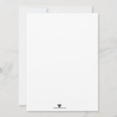 Diamond Cross Baptisme | Christenuitnodiging Kaart (Achterkant)