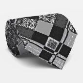 Diamond Cross Hatch Stropdas (Opgerold)