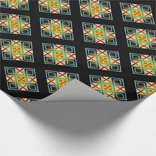 Diamond Crosses Cadeaupapier (Hoek)