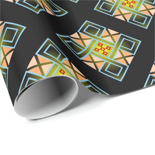 Diamond Crosses Cadeaupapier (Rol Hoek)