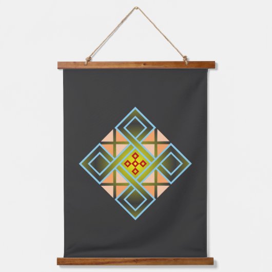 Diamond Crosses Hangend Wandkleed (Voorkant)