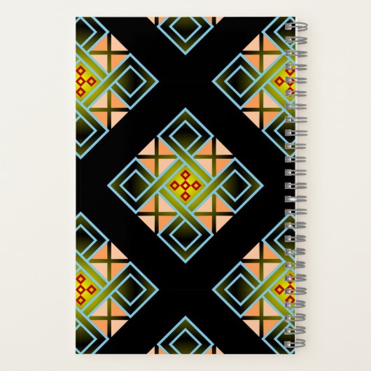 Diamond Crosses Notitieboek (Achterkant)