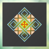 Diamond Crosses Raamsticker (Vel 3)