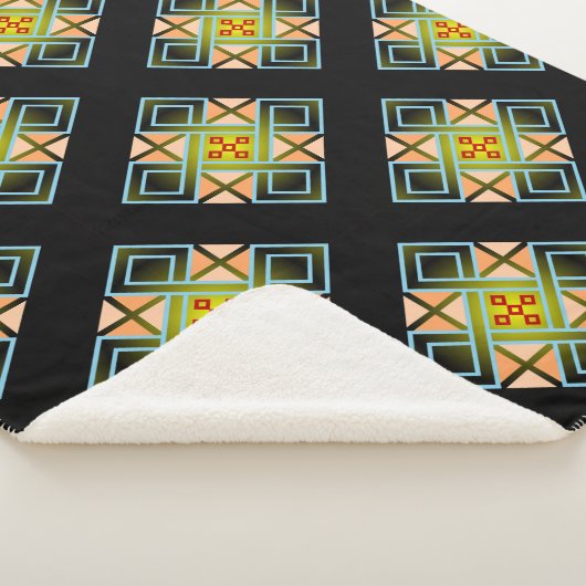 Diamond Crosses Sherpa Deken (3/4)