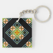 Diamond Crosses Sleutelhanger (Achterkant)