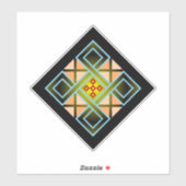 Diamond Crosses Sticker (Vel)